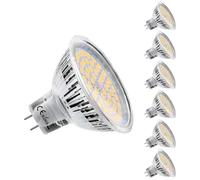 Ampoules LED MR16 GU5.3 12V, Blanc Chaud 2800K, 5W Equivalent à 50W lampe halogène, 450LM, 120° Angle, Ampoules LED Spot( 6PCS)