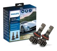 Philips Ultinon Pro9100 LED ampoule de phare automobile (H8/H11/H16), 350%, 5.800K, set de 2