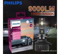 Philips Ultinon rallye 3551 LED H4 H7 H11 HB3/4 H18 H19 HIR2 phare de voiture 6500K blanc puissance maximale 100W Lumen maximum 9000lm ampoule LED