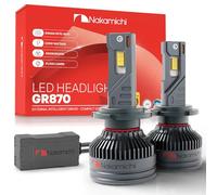 Ampoules LED Rechange Nakamichi GR870 Series D2 D4, 31,000 Lumens, 200 Par Lot, Blanc Froid Ultra Brillant, Branchez Jouez, Feux De Route Et Feux De Croisement, Lot De 2, 6000 K, D2 D4 D2S D2R D4S D4R
