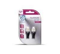 AMPOULES LED X 2 - W16W T15, 12-24V 5X2835SMD 1W, CANBUS, BLANC (LB834W-02B PLATINUM)