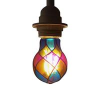 Ampoules Lumineuses À Effet Vitrail - Ampoule LED E26 4W 120V,Ampoule De Décoration | Pour L'Intérieur La Maison La Chambre La Lampe De Chevet Le Jardin Le Balcon La Fête Halloween Noël