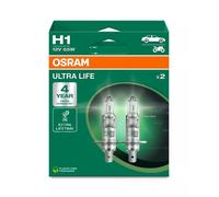 Osram Lampe de phare halogène ULTRA LIFE H1 64150ULT-HCB 12V boîte duo (2 pièces)