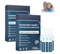 Ampoules Oveallgo NanoLipo HardX Performance, Gouttes pour homme 2025, Soulignez votre charme masculin, Améliorez votre vitalité, Gouttes pour homme avancées (2BOX)