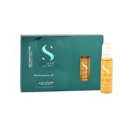 Ampoules Pour Cheveux Abîmés ALFAPARF Semi De Lin Sos Huile D'Urgence 6x13ml