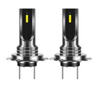 Ampoules pour phares LED H7 CSP 120W 8000K 12V-24V, Kit de remplacement xénon 360 degrés sans erreur,2 pièces