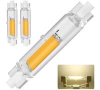 Ampoules R7S LED 78mm 20W Dimmable, Linéaire Remplacer Lampe Halogène J78 200W, R7S LED Ampoule COB Double Ended, Blanc Naturel 4000K 2000LM, Éclairage à 360 Degrés, Sans Scintillement, lot de 2