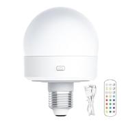 Ampoules Rechargeables - Ampoules LED Portables Avec Batterie Rechargeable Intégrée | Éclairage Efficace Et Lumineux Pour La Maison, Le Bureau, L'extérieur Et Les Urgences, Rechargeable Pour Un Éclair
