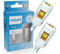 Ampoules W5W LED Ultinon Pro7000 Blanc Chaud 12V - Philips 11961WU70X2 - Lot de 2