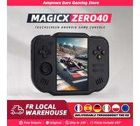 AMPOWN ZERO 40 Console de jeu portable 4 ''IPS écran multi-touch Android A133P Magicx Zero40 WiFi Support moteur de Vibration pour NDS Black
