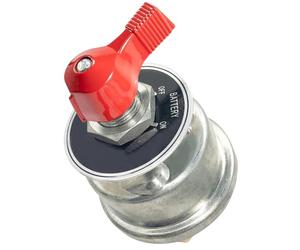 Ampper 12-24 V Master Battery Disconnect Switch, Battery Power Cut Isolator Killer for Car, Vehicle, RV and Boat (300 A, On/Off)