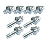 Ampper Boulon de borne de Batterie 3/8", Goujon d'extension de borne latérale de Batterie Standard Compatible avec la borne GM, 2 Longueurs différentes (4 Paires, Paquet de 8)