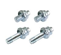 Ampper Boulon de borne de Batterie 3/8", Goujon d'extension de borne latérale de Batterie Standard Compatible avec la borne GM, 2 Longueurs différentes (2 Paires, Paquet de 4)