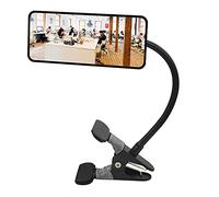 Ampper Miroir de sécurité à Clipser en Acrylique, Flexible Convex Cubicle Mirror for Personal Safety and Security Desk Rear View Monitors Or Anywhere (6.69" x 2.95", Rectangle)