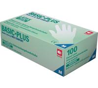 AMPri 100x gants jetables Basic Plus taille L beige clair latex - 01039-L