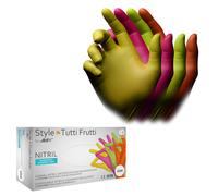 AMPri Gants en nitrile Style Tutti Frutti S