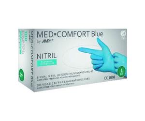 AMPRI Gants jetables Med Comfort Blue taille M bleu nitrile EN 374, EN 455 cat. III AM Quantité:1