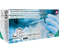 AMPri Gants jetables nitrile, HIGH RISK PRO, non poudrés, taille 3XL