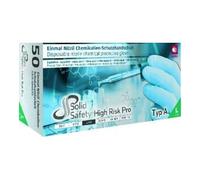 AMPRI Gants jetables nitrile, HIGH RISK PRO, sans poudre, taille 2XL Quantité:1