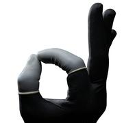 AMPRI Lot de 100 doigtiers en latex - Taille S - Taille 2 - Confort moyen : protège-doigts enroulés en latex dans les tailles S, M, L, XL