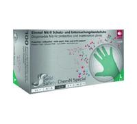 AMPRI SolidSafety ChemN Special Gants jetables Taille M vert Nitrile Quantité:1