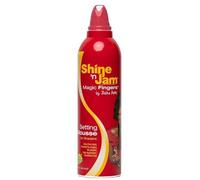Ampro Mousse pour tresses Shine 'N Jam Magic Fingers – Tenue extra forte, 354 ml