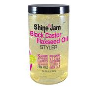 Ampro Shine n Jam noir Castor & huile de lin Styler 32 oz