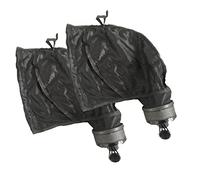 Amptyhub K17 Lot de 2 sacs tout usage avec fermeture Velcro pour nettoyeur de piscine Zodiac Polaris 280 Noir Max F5B Bag K17