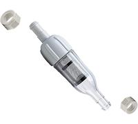 Amptyhub Pool Cleaner Assembly 48-080 with 2 Feed Hose Nuts D15 Replacement Compatible with Zodiac Polaris 48-080 in-Line Filter and Replace Universal Wall Fitting (UWF) Filter Screen 6-504-00 (1)