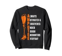 Amputé Citation Faits Amputation Prothèse Bras Jambe Amputé Sweatshirt