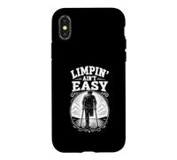 Amputé d'une Jambe drôle de Limpin' Ain't Easy Coque pour iPhone X/XS