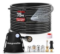 Ampvolts Déboucheur Canalisation Haute Pression 15 m, 5 Buses