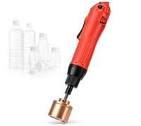AMQYDT Boucheuse électrique portable pour bouteilles, scelleuse manuelle de couvercles avec arrêt automatique et fonction inversée pour couvercles en plastique de 10 à 50 mm (0,39-1,96 pouce).