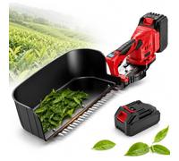 AMQYDT Cueilleuse De Feuilles De Thé Manuelle, Cueilleuse Légère, Coupeuse sans Balais De 33 Cm avec 6 Vitesses, Deux Batteries De 5,2 Ah pour Les Plantations De Thé