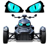 AMR Racing Autocollant graphique pour phare Roadster compatible avec Can-Am Ryker 2019-2022 - Eclipse Bleu sarcelle