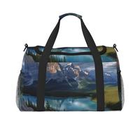 AMREWQYL Banff National Park Sac de voyage décontracté imprimé