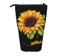 AMREWQYL Blessed to Be Called Trousse de rangement télescopique Motif tournesol