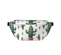 AMREWQYL Cactus (2) Sac à bandoulière imprimé décontracté, noir, One Size