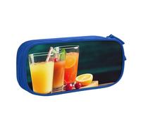 AMREWQYL Juice on the wooden board printed pencil bag pencil bag Stationery storage box