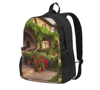 AMREWQYL Magnifique sac à dos de voyage pour adulte imprimé Yard