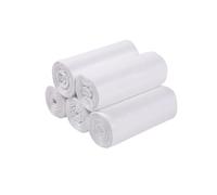 AmriCan Goods Qpz634 Lot de 250 sacs poubelle transparents haute densité pour la maison, l'école, la cuisine, le bain - Lot de 250 sacs poubelle transparents de 37 à 50 litres (40 x 50 cm)