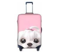 Amrole Housse de protection pour bagages de 45,7 à 76,2 cm - Océan, Adorable chien maltais, L