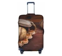 Amrole Housse de protection pour valise de 45,7 à 76,2 cm, motif zèbre, tigre, léopard, rose, Baseball rétro, XL