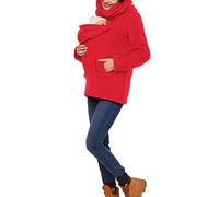 amropi 3 en 1 Porte-bébé Maternité Polaire Sweats à Capuche Femme Kangourou Pullover Sweat-Shirt