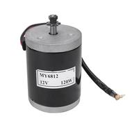 AMRTTWY Moteur de vélo électrique, Moteur Brossé MY6812 12V 120W, Petite Brosse À Grande Vitesse avec Poulie Courroie, Accessoire pour Scooter Électrique Et Vélo,Vélo électrique
