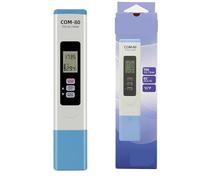 AMRTTWY TDS. Testeur d'eau Numérique 3 en 1, Compteur De Température Portable TDS EC COM-80, Stylo Test Hydrotesteur pour Laboratoire D'aquaculture Instrument de Mesure de la Valeur .EC