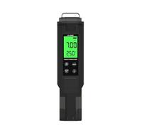 AMRTTWY TDS. Testeur d'eau Numérique 5 en 1, Ph-mètre De Salinité, Résolution 0.01 EC TDS Temp Ppm pour Piscine Hydroponique D'aquarium Instrument de Mesure de la Valeur .EC