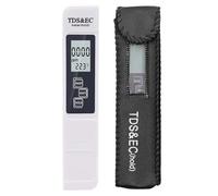 AMRTTWY TDS. Testeur d'eau Numérique Tds EC Pen, Détection 3 en 1, Conductimètre, Qualité du Liquide Instrument de Mesure de la Valeur .EC(White with Backlight)