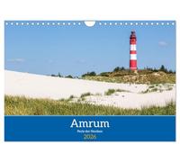 Amrum - Perle der Nordsee (Wandkalender 2026 DIN A4 quer), CALVENDO Monatskalender: Die atemberaubende Schönheit von Amrum in einem Kalender
