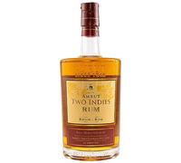 AMRUT - Two Indies Rum - Rhum - Origine : Inde/Caraïbes - Alcool 42,8% - Notes de Mirabelle, Pomme & Banane - 70cl